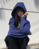 Juka Striped U-Neck Long Sleeve T-Shirt