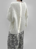 Louis Brush Fur Cardigan