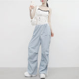 Miffne String Pintuck Line Pants