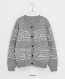 Malft Wool Nordic Knit Cardigan