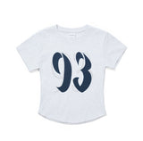 New 93 Logo Crop T-Shirt