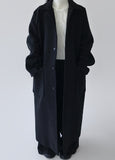 FLAP POCKET LONG COAT