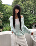 Gyuni See-through Hood Zip-Up