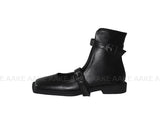 SQUARE STRAP ANKLE BOOTS