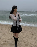 Morning Eyelet Mini Flared Skirt