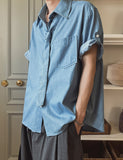 Hertz Tie Roll Up Short Sleeve Shirt