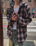 Kant Check Hooded Shirt