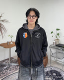 Kael Emblem Jersey Zip-up