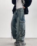 Reform Strap Cargo Denim Pants