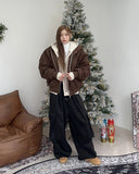 Nence Big Cargo Brushed Balloon Pants