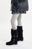 Flexi triple strap buckle boots