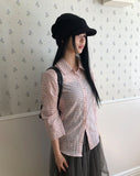 Kudin Check Three Quarter Shirt