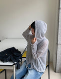 Albi Summer String Hood Cardigan