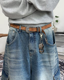 Shiroen Balloon Cargo Denim Pants