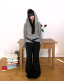 [Brushed] Gahi Layered Short Skirt Bootcut Pants