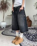 Caro Bermuda Banding Denim Pants