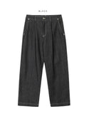 Bunny one-tuck back banding raw denim