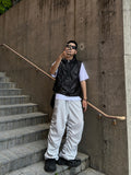 Crack Nylon Hood Vest