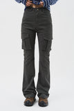 (W) Low Boots-cut Cargo Pants