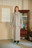 Fatigue Rose Sweat Long Skirt