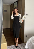 [Jewelry set] Pire Shirring Collar Blouse