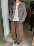 Kehilta Rivet Cotton Banding Balloon Wide Pants