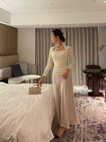 Liperon Satin Flared Banding Skirt