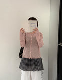 Makyu See-through Summer Round Knit Cardigan