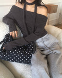 Pomo Dot Cotton Eco Bag Shoulder Bag