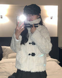 Mellie Leather Double Buckle Fur Mustang