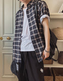 Alo summer linen checked shirt