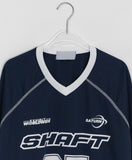 [Unisex] Charenty Color Matching Sporty Printing Long Sleeve Tee