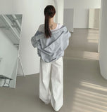 Banding Semi Wide 4-Season Cotton Pants