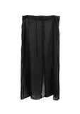 Sheer See-through Layered Long Skirt