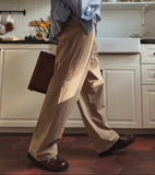 Phase Corduroy Pintuck Pants