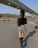 Awesome Choker Off Shoulder Ribbon Tee