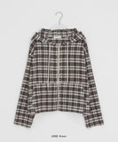 Harmanne Check Over Hood Zip-Up Jumper
