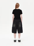 BERMUDA CARGO DENIM SHORT