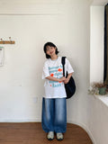 Tetyl Summer Printing Over Short Sleeve Tee