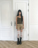 Awning Flower Roll-up Shorts