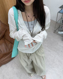 Toru Summer Deep V-Neck T-Shirt