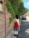 Jutti Dot Ribbon Frill Blouse