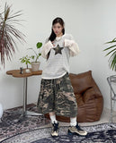 Luffy Camo Patch Mesh Knit