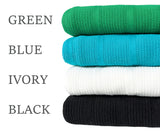 Pop-up open collar knit