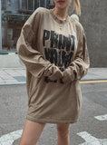 Leff printed oversized fit long sleeves