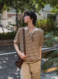 Casey color blocking short sleeve knit
