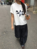 Silin Cut Balloon Wide Denim Pants