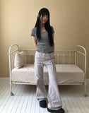 Peple Stripe Short Sleeve T-shirt
