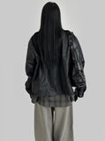 ECL Leather Shirt Jacket