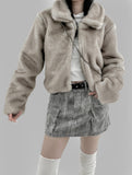 Line fur jacket